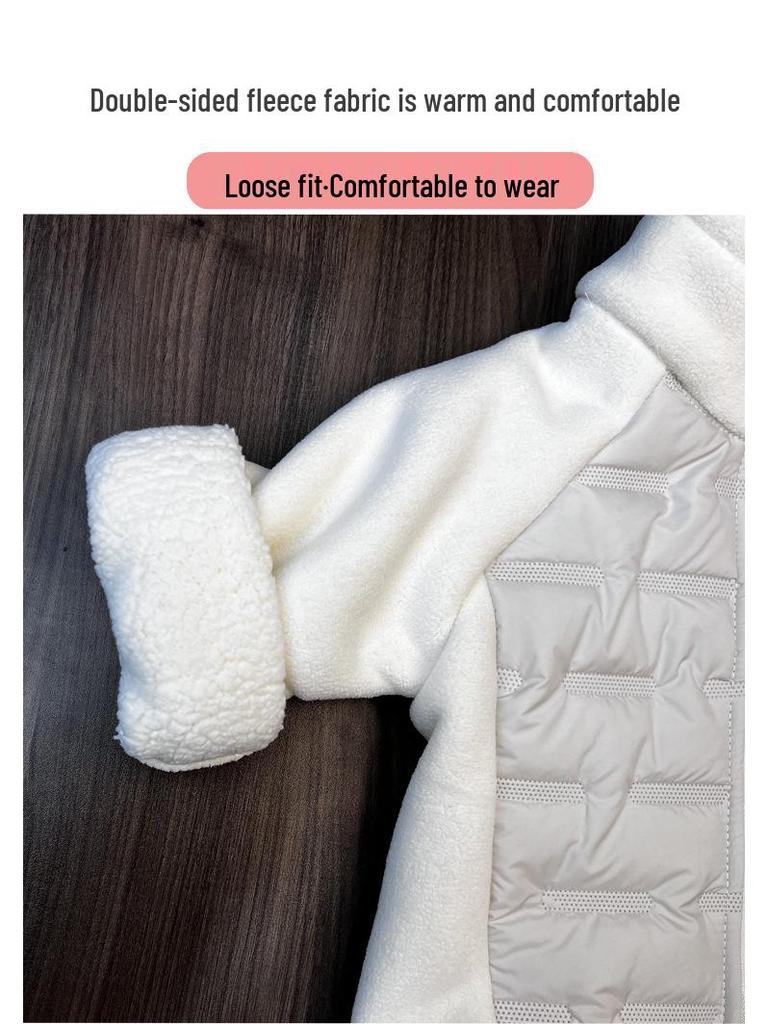 Children's Autumn/Winter Cotton-Padded Jacket – Korean Style Versatile Stand-Up Collar Outerwear for Boys and Girls.