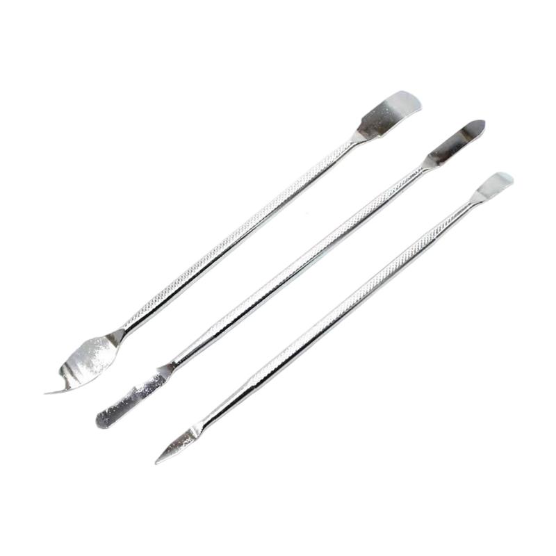 652F Multiple Purpose Steel Pry Bar Double Head Design Not Slip Grip Disassembly for Phone Repair Computer Maintenance Projects