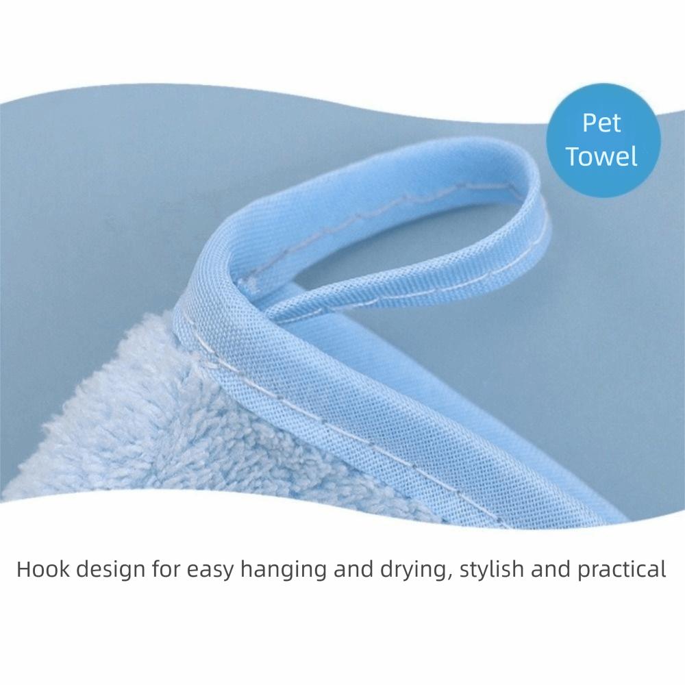 1 Pair Absorbent Pet Bath Gloves Quick Drying Dog Bath Supplies Dogs Paw Towel for Cats and Dogs