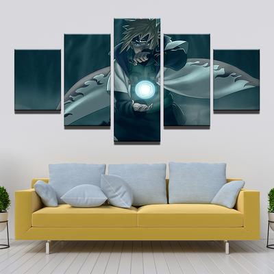 5 Panel Anime Hokage Minato Namikaz Wall Canvas Art Print Painting Poster Muti Picture For Home Decoration Painting Kids Room