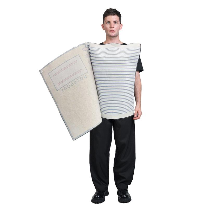 Yetişkinler için komik kalemler, defter kostümleri, parti kostümleri, sahne gösteri kostümleri