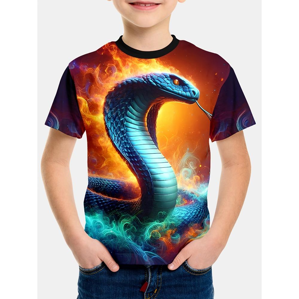 Capybara Children's T-Shirt Tops 3D Print Kids Clothes Boys T-Shirt Short Sleeve Tee Summer T-Shirt for Boy Cartoon Girl Clothes