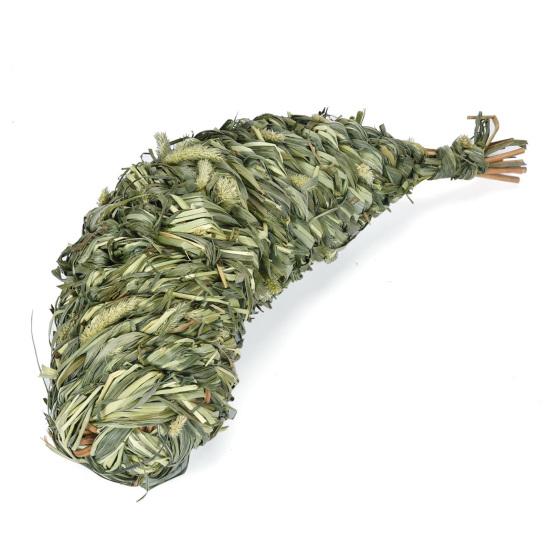 Pet Chew Toy Fruit Shape Natural Grass Relieve Boredom Rabbit Hamster Chinchilla Guinea Pig Squirrel Gerbil Teeth Cleaning Toy Pet Supplies