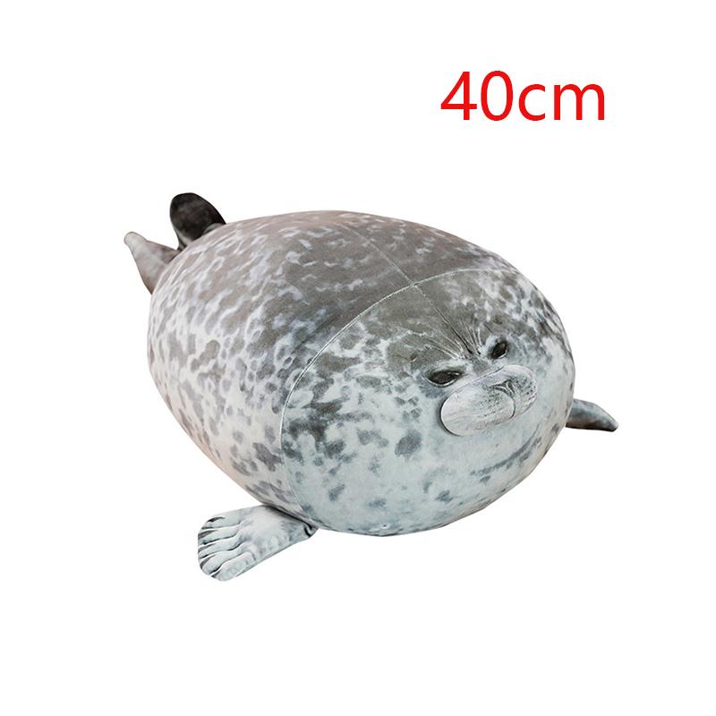 30cm 40cm 60cm Zeehond Kussen Kaiyukan Populair Zacht Zeehond Knuffel Aquarium Schattig Oceaan Pluche Speelgoed