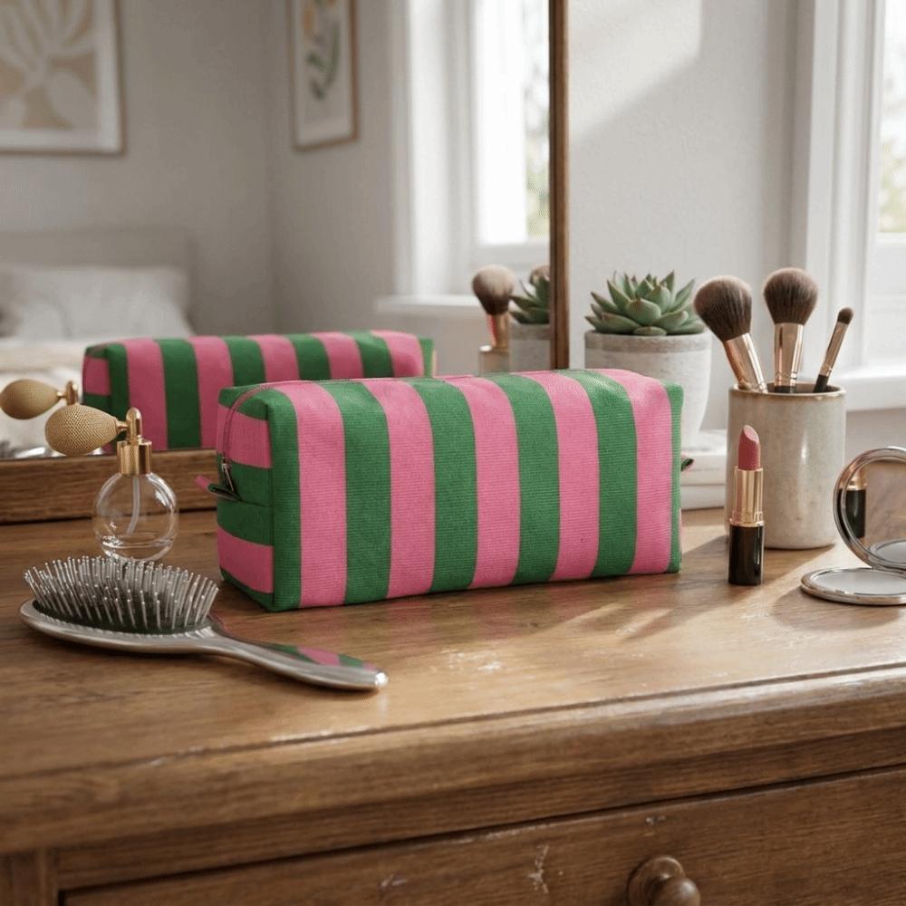 Dustproof Hair Dryer Storage Bag Stripe Cosmetic Bag Curler Storage Bag  Hair Tools Storage