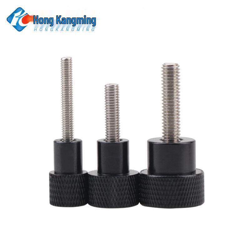 M4 Aluminum Alloy Knurled Twist Handle Bolt with Stainless Steel Head