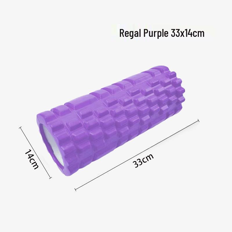 Doku Tasarımlı Pembe EVA Köpük Yoga Masaj Rulosu