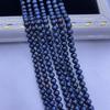 1String, Black Natural Freshwater Pearls, Handmade Near Round Pearl Beads for Jewelry Making DIY Crafts (Beads 7-8mm, Length 36cm)