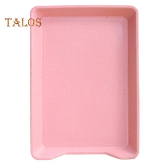 Serviertablett, BPA-frei, Lebensmitteldisplay, wiederverwendbar, tragbar, wiederverwendbar, Kunststoff-Servierplatten, Haushaltsbedarf