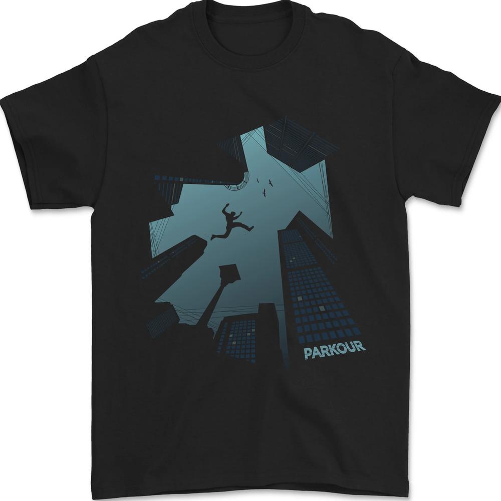 Parkour Building Landscape Unisexs TShirt 100 Cotton S