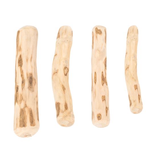 Dog Chew Sticks Natural Coffee Wood Bite-Resistant Teething Toy for Puppies to Large Dogs for Teeth Cleaning Fresh Breath Anxiety Relief
