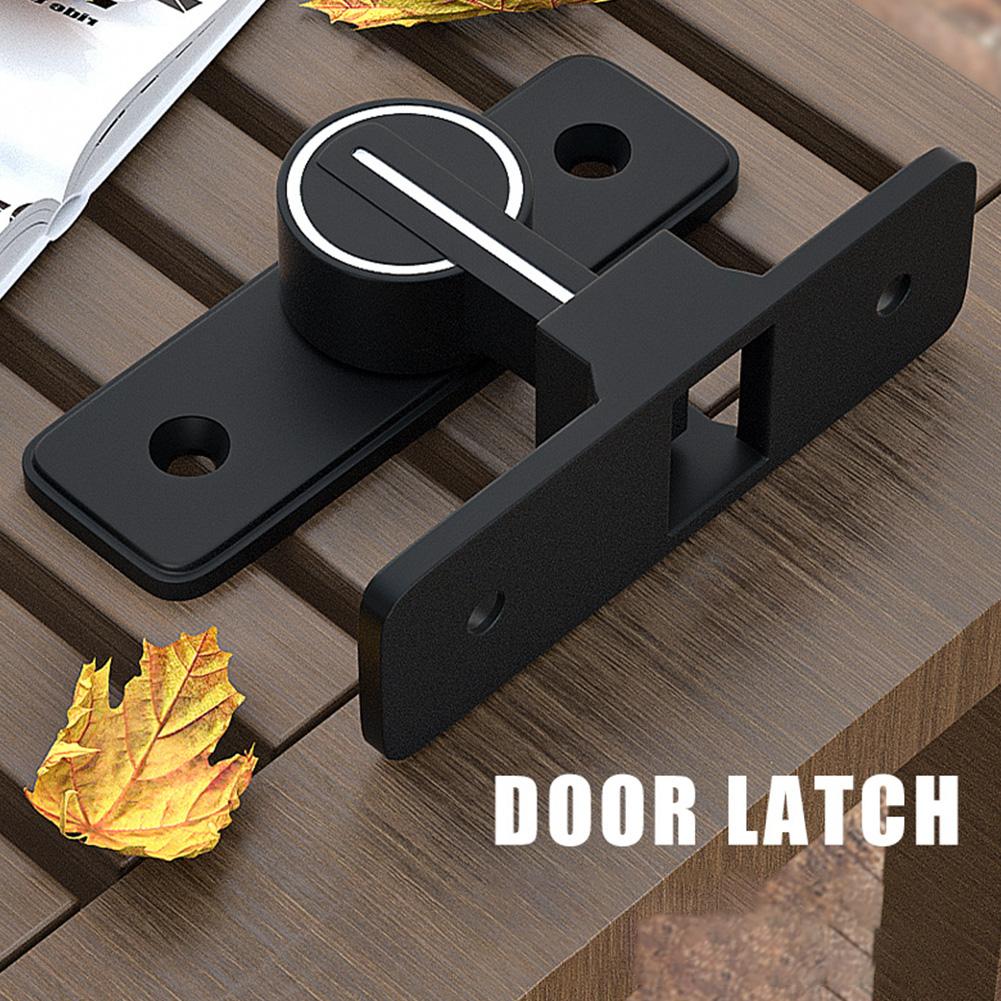 Leuchtender Klapptürriegel, robuster Schiebetürriegel für Scheunentüren, 90-Grad-Sicherheitstürriegel, Schloss aus Zinklegierung, Badezimmertürschloss