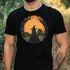 T-Shirt Herren Gruselige Hexe Motiv Baumwolle Größe XS bis 5XL