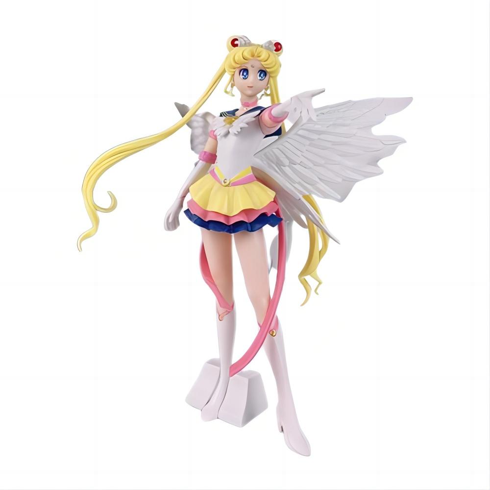 Cute Sailor Moon Anime Figure Kawaii Sailor Saturn Mars Mercury Jupiter Venus Action Figurine Collectible Kids Toys Model Gifts