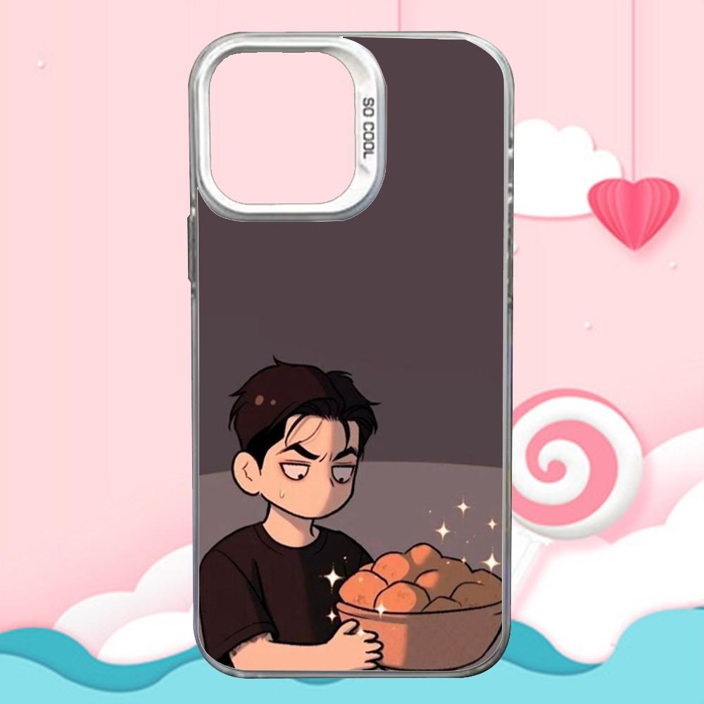 Comics J-Joo Jaekyung Phone Case For iPhone 16,15,14,13,12,11,Mini,Pro,SE,MAX White Matte Shockproof Cover