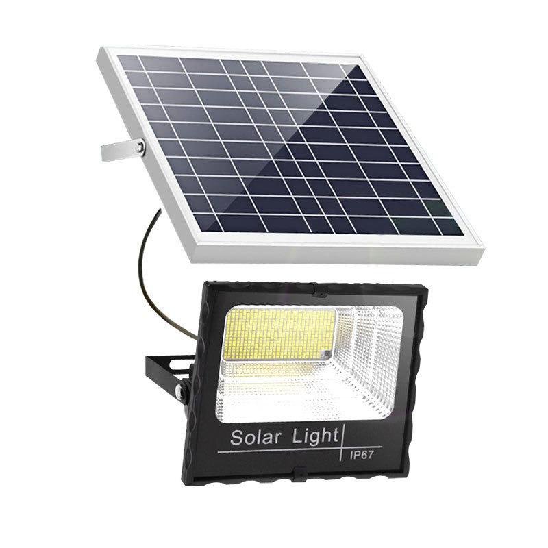 54-362LED Holofotes solares Controle remoto Holofote movido a energia solar para áreas externas à prova d'água IP67 Villa Street Light Ângulo ajustável