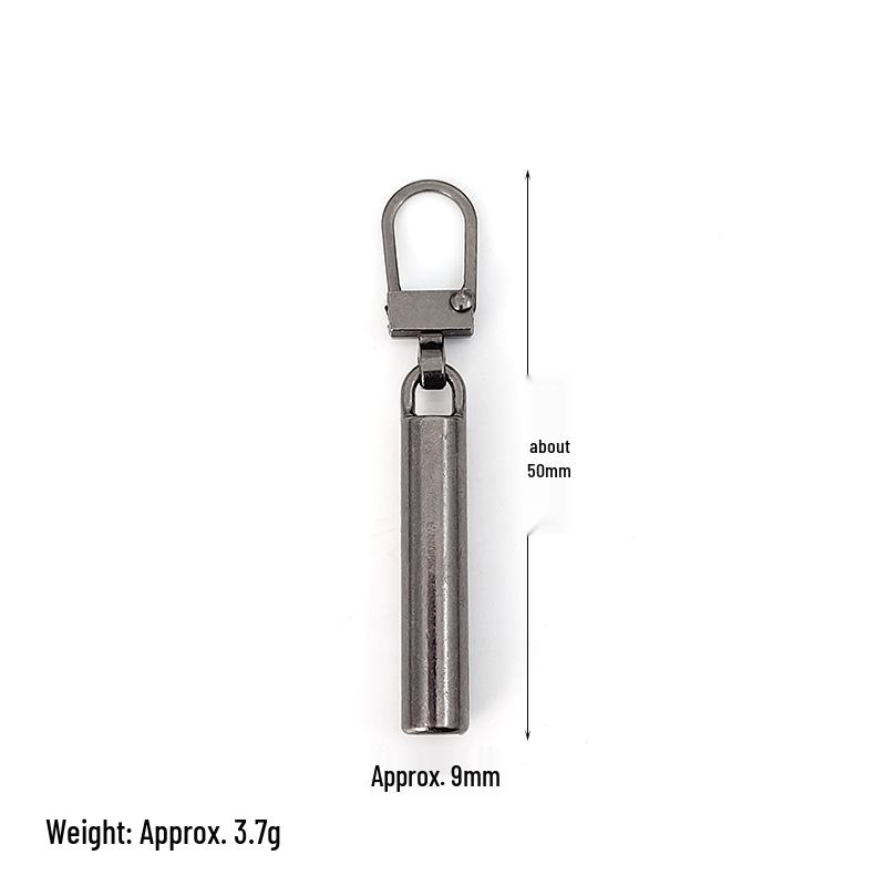 Detachable Metal Zipper Pull Tab Accessory for Bags, Shoes, and Clothes Repair