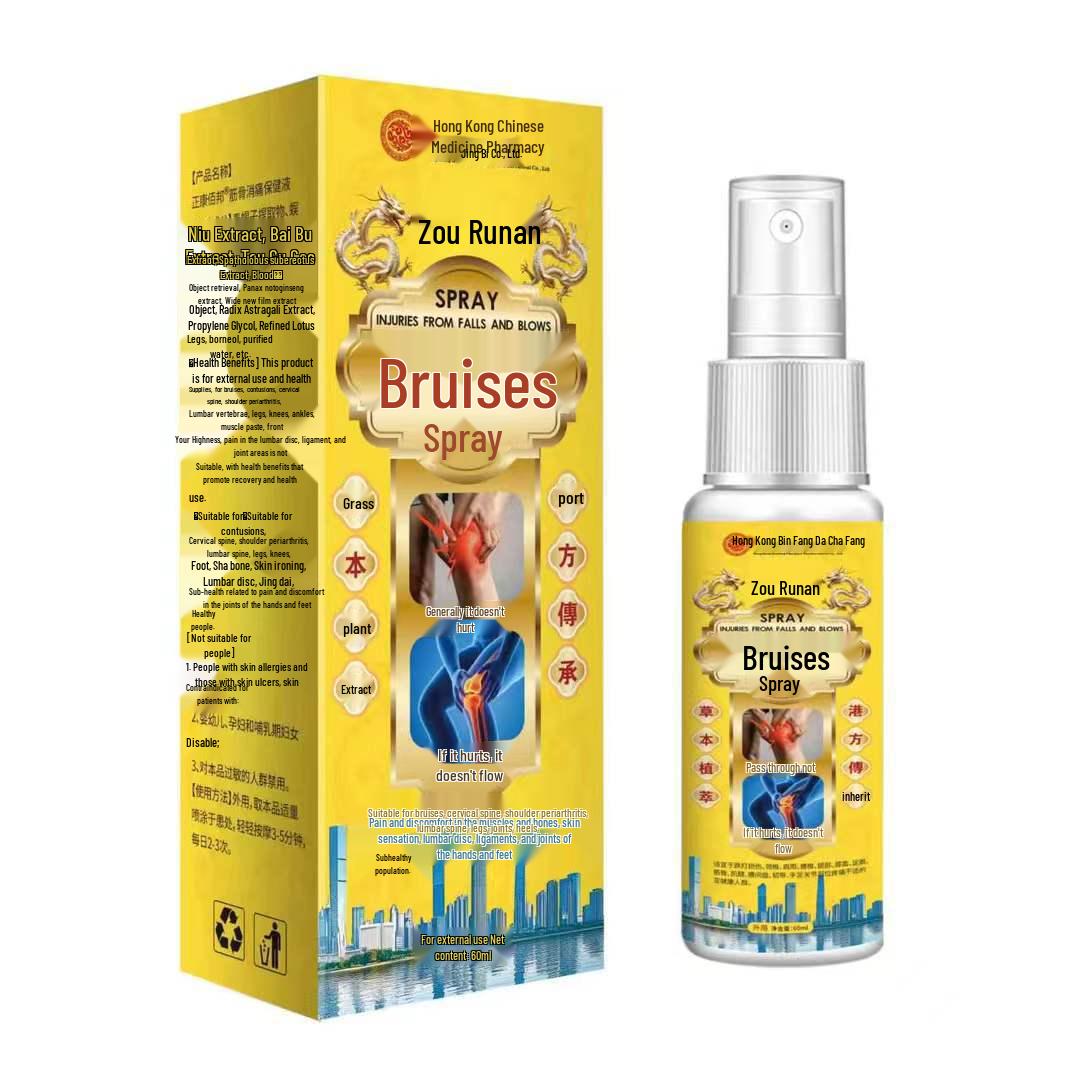 Спрей Zou Run An для снятия синяков и травм 60 мл - В наличии