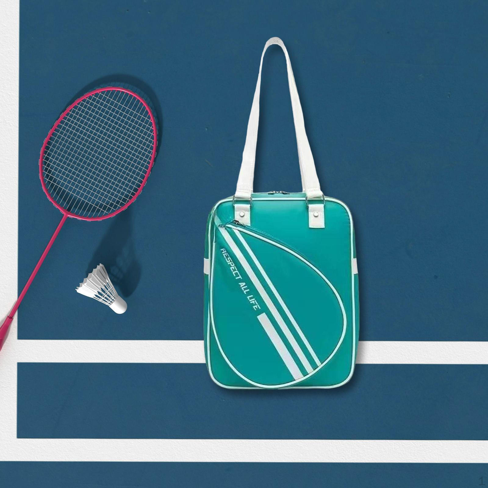 

Сумка для переноски бадминтона с верхней ручкой для ракеток и аксессуаров зелёный