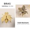 Vintage Cabinet Door Knobs Retro Wardrobe Drawer Pulls Lifelike Bee Brass Handle  Kitchen