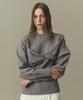 Awi Twisted Bustier Sweater_Misty Gray