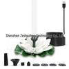 Floating Outdoor Solar Lotus Fountain for Pool or Garden