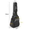 Acoustic Guitar Gig Bag for Inch Guitar Case 8mm Sponge Guitar Soft Case Musical Instrument Bag Lightweight Thick Shoulder Large Capacity Pocket