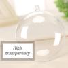Ball Fillable Photo Props Christmas Disc Balls Home Decor Christmas Ornaments Clear Flat Ball