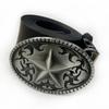 Retro Star Belt Buckle Five-Pointed Star Belt Buckle Cowboy Belt Buckle Belt Accessories Christmas Birthday Gift