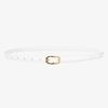 Simple Retro-Style Women's Slim Leather Belt - Fashion Accessory