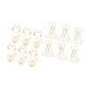 100Pcs Gold Paper Clips Metal Rustproof Plating Process Gold Fadeless Widely Used Cute Paper Clips f