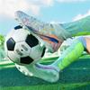 Men/Women's Football Boots Short -Nail High -top Socks Port for Artificial Lawn Children Football Shoes