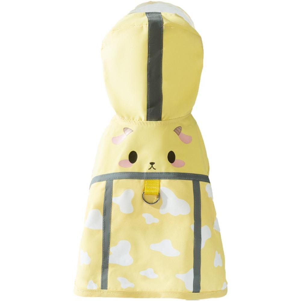 Cartoon Dog Rainwear Waterproof Puppy Clothes Fashion Puppy Rain Cape  Summer