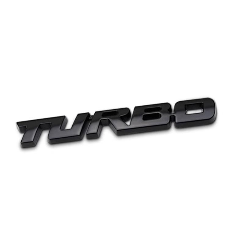 Universal 3D Metal Letter Car Styling TURBO Boost Loading Boosting Emblem Badge Sticker Decal Auto Accessories