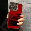 Super Sports Car Simple Desgin Soft Phone Case For iPhone 15 16 17 Air 14 Pro Max 16E Plus 13 12 Mini Plating Anti-Fall Fundas