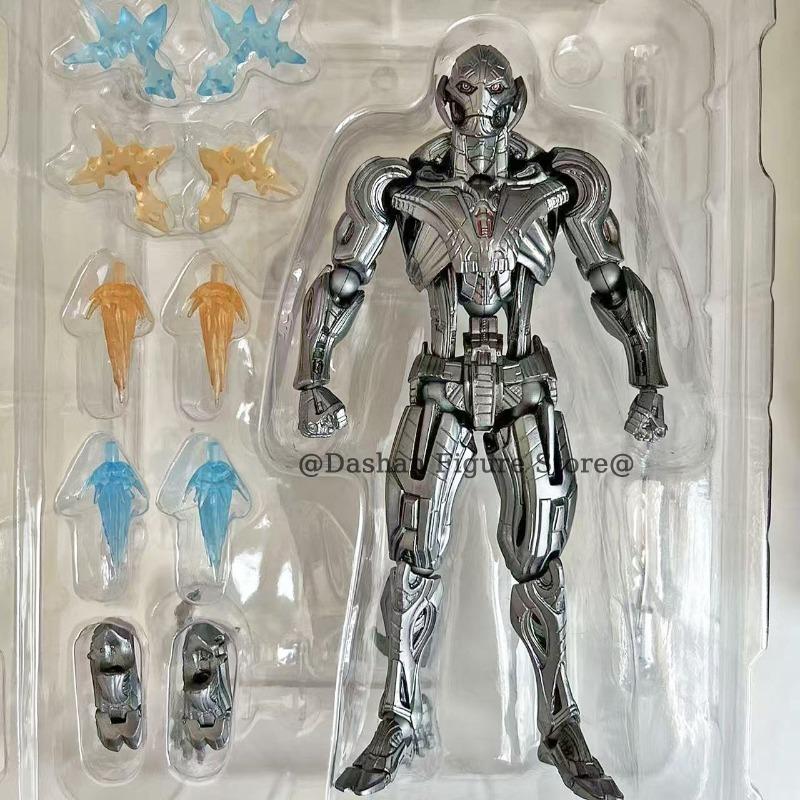 Revoltech Ultron Action Figure Kaiyodo Amazing Yamaguchi No.002 Avengers Model Toys Collection Movable KO Anime Figurine Doll