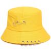 Hat Summer Breathable Pin Ring Iron Ring Bucket Hat Men Basin Hat Sunscreen Sunshade Bucket Hat Women