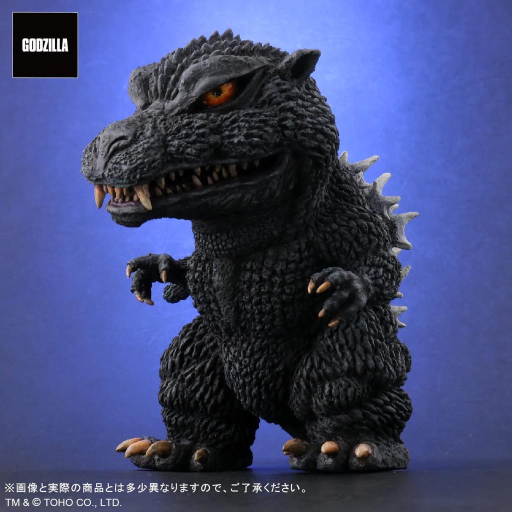 Godzilla General Distribution Version Height 140mm PVC Painted Finished Figure X-Plus Defo-Real (2004) Approx. Non-scale