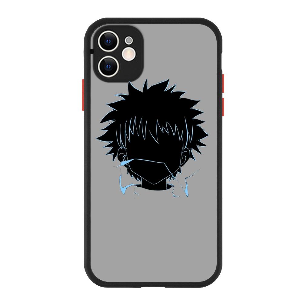 Hunter x hunter Hisoka Gon Killua Luxusní matný telefon CaFor iPhone 13 14 12 11 Pro Max XR XS X 7 8 Plus silikonový kryt nárazníku