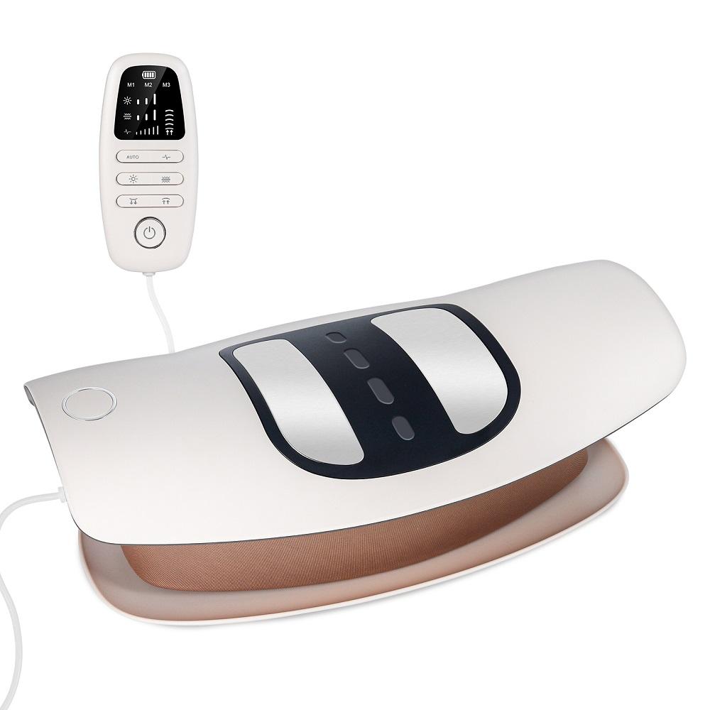 Nastavitelný masážní přístroj pro bederní trakci Elektrické masážní zařízení na záda Vibrační masážní přístroj na pas Podpora pasu a páteře Masážní stroj Wa