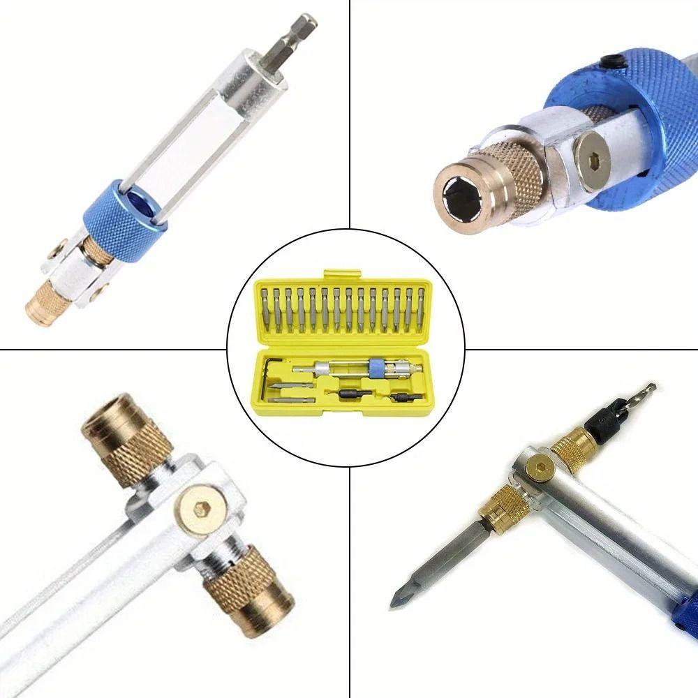 High Speed Steel Drill Driver Flip Drive Drill Bits Storage Box Screwdriver Tools  Repair Tool