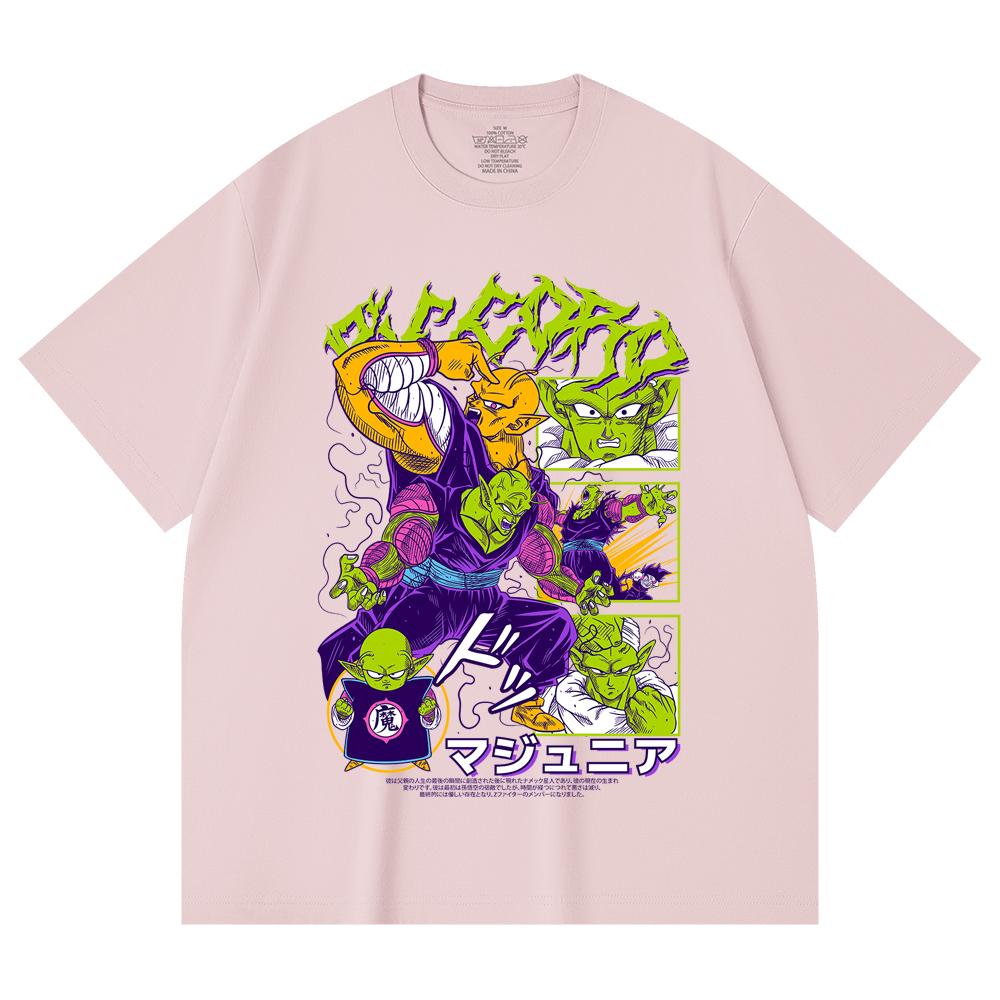 230 Gsm 100% Cotton Dragon Ball V3 Piccolo Print Unisex Heavy Cotton T Shirt