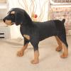 Baby Plush Toy Stuffed Toy Simulation Standing Black Dog Stuffed Animal Toy Super Realistic Dog Toy Child Gift Photography Props