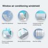 Air Conditioner Deflector For Casement Wind Deflector Air Deflector 53 * 27 Cm AC Deflector Wall Unit Deflector