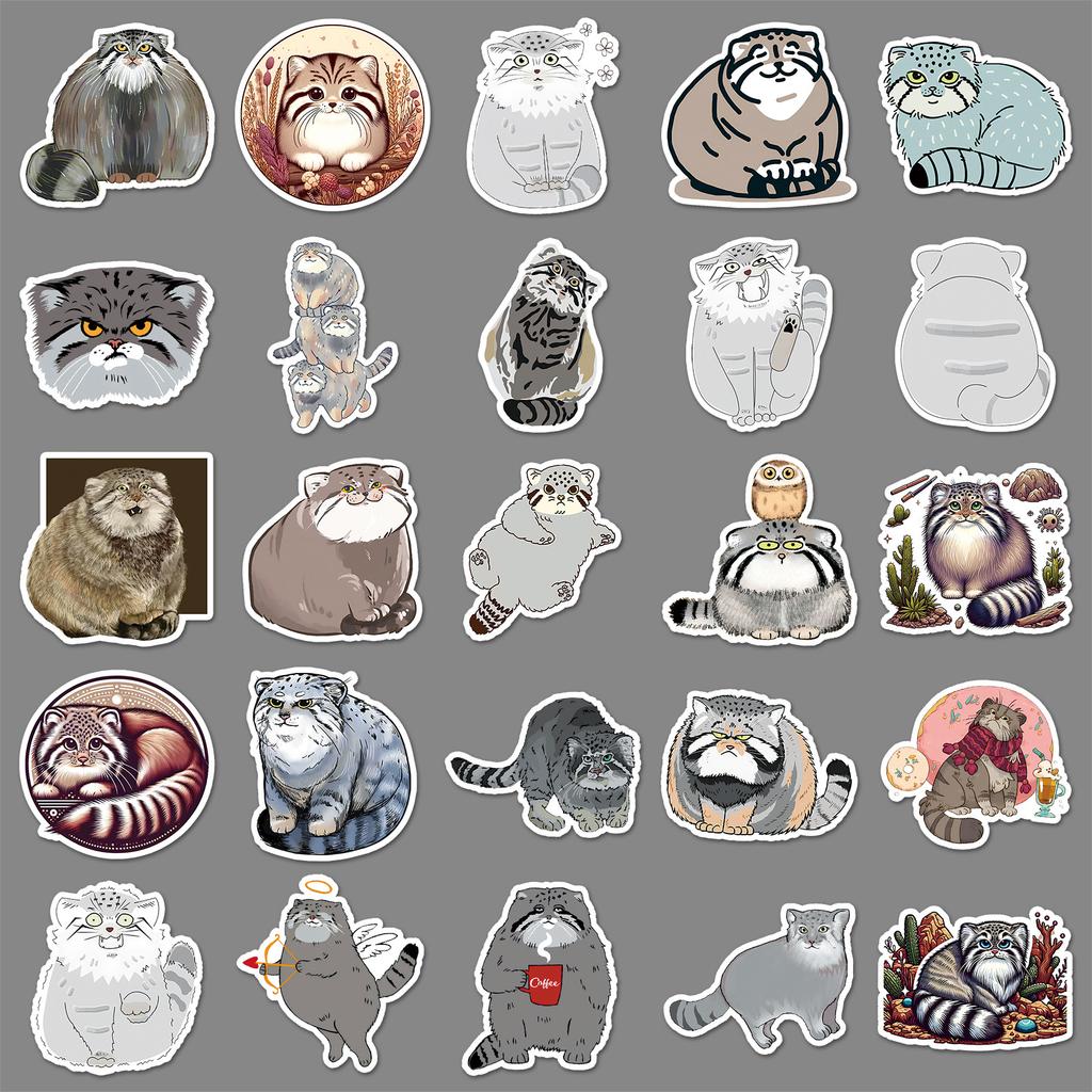 50 Graffiti Stickers Personalized Cartoon Cute Animal Decoration Water Cup Mobile Phone Case Suitcase Stickers