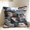 Edward Cullen Pillow Cover  Retro Trendy Pillow Case For Couch Sofa Bedroom Comfy Cushion Cover Birthday Present