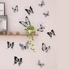 Metall Hohl Schmetterling Simulationsschmetterling Dreidimensionale Textur Heim Wandaufkleber