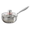 PuPan Household Thickened Stainless Steel Milk Pot and Baby Food Cooker