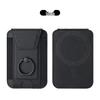 Magnetic Card Holder with Finger Ring & Elastic Band for iPhone 12/13/14/15 Magsafe