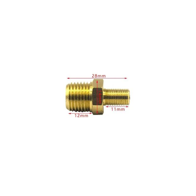 1/4 NPT 1/8 NPT M10 Air Compressor Tanks Fill Valve Anti-Corrosion Brass Schrader Valve Automobile Tire Valve Core Tire Coppe